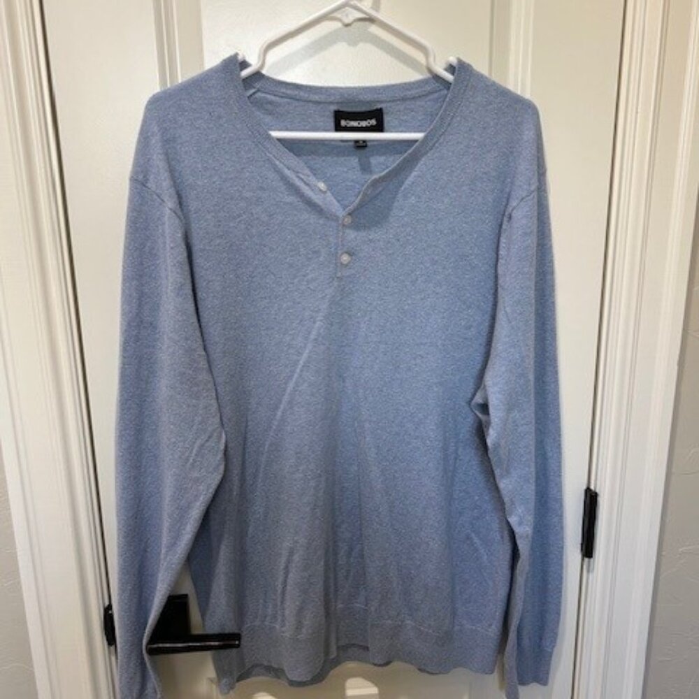 Bonobos Henley Long Sleeve Sweater